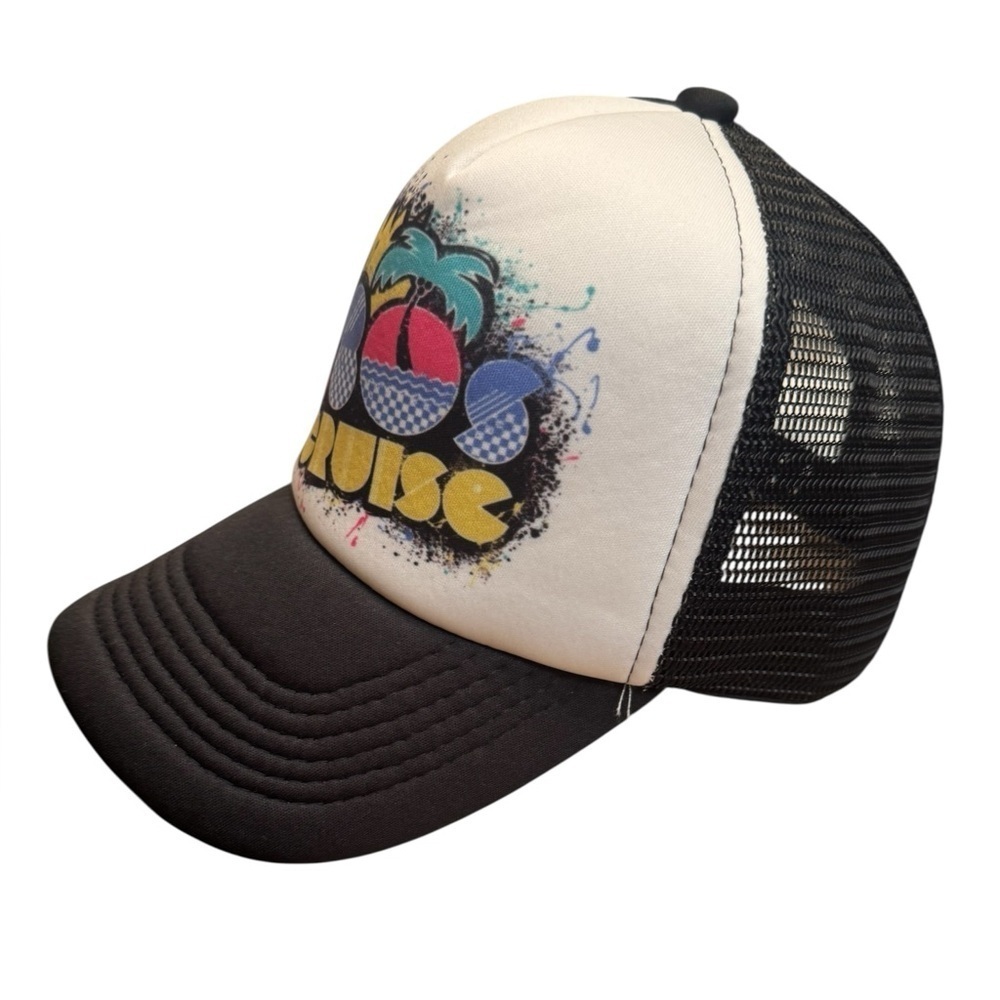 NEW! 1980’s Cruise 80’s Mesh Snap Back Men’s Adjustable Trucker Cap Hat OS - Picture 5 of 10